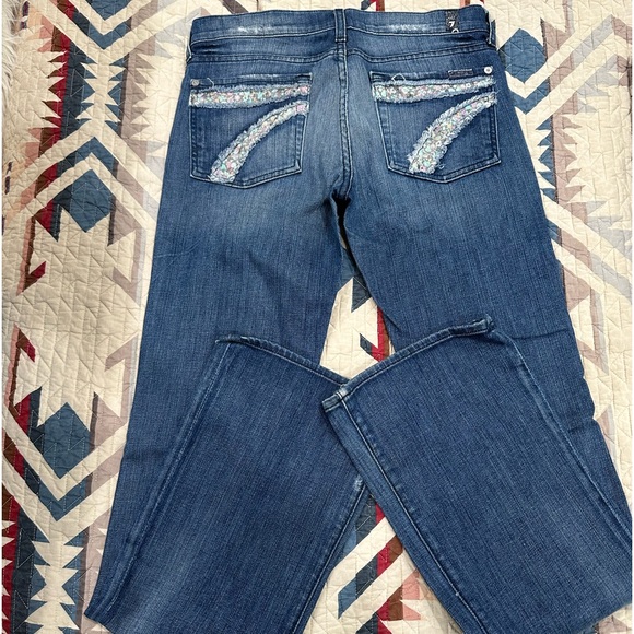 7 For All Mankind Denim - 7 for all mankind boot cut. 32 inch inseam